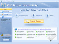 ASUS Drivers Update Utility screenshot